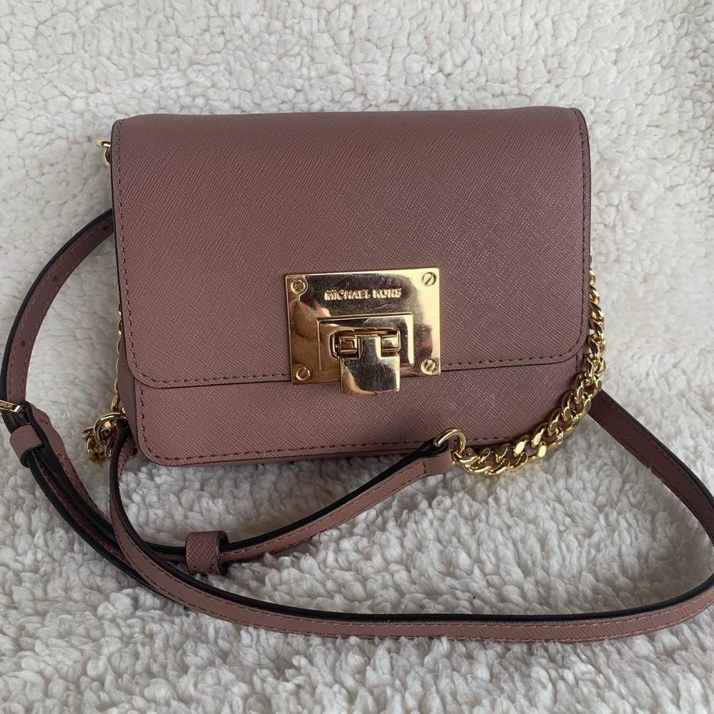Michael Kors dusty rose crossbody bag